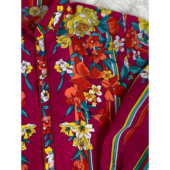 Vtg 90s Bold Shirt Supermodel BarbieCore Rockabilly Punk Girlie Western Retro 60 - Picture 8 of 12